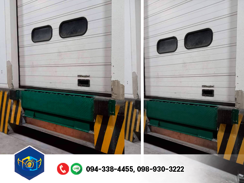 งานติดตั้งสะพานโหลดสินค้า-(Dock-leveler)-สมุทรสาคร